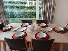 Elegantes Hutschenreuther Arzberg Geschirrset, 32-teilig, 50er/60er Jahre, Goldr