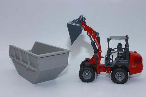 Absetzcontainer grau 10 - 1x,