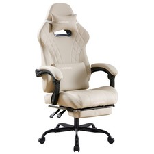 Gaming Chair with Footrest and