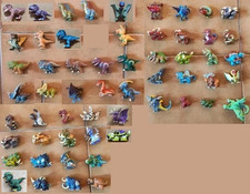 83 Dinofroz - Selten einige sehr selten - Verschiedene Sammlungen 3D Figuren Dinosaurier