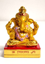 Feng shui elefant figur gold - feng,