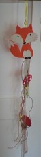 Herbstdeko, Fuchs mit Pilzen zum Aufhängen aus Filz