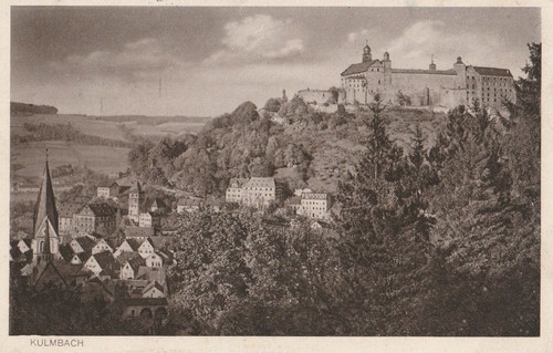 Alte ansichtskarte kulmbach - alte,