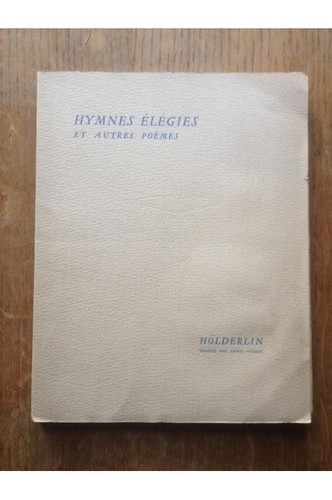 Hymnen elegien und andere - und,