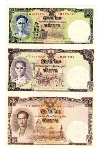 Set serie - 3, banknoten