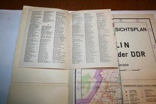 Stadtplan  BERLIN  Ostalgie, historischer  DDR - Stadtplan