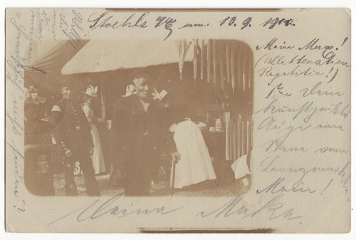 Strehla 1900 markt - strehla,