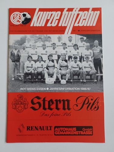 Rot weiss essen sonderheft - weiss,