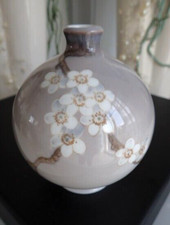 Bing Gröndahl Porzellan Vase Apfelzweig Apfelblüte B&G Royal Copenhagen Nr. 436