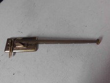 Klapphaken Kleider Haken metall braun messung Druckguss Stabil 25cm Ausladung