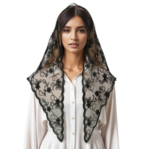 Lace veil scarf for lady - lace,