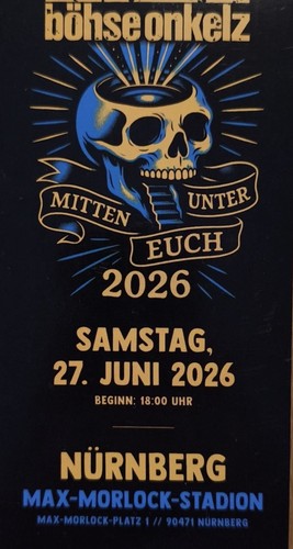 Böhse onkelz 2plätze - 2x,