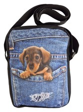 Schultertasche jeans mit - schultertasche,