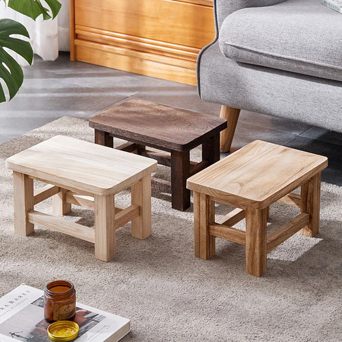 Kleiner holzstuhl hocker sofa - kleiner,