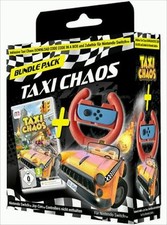 GW235a Taxi Chaos + Racing Wheel Bundle NSWITCH Neu & OVP