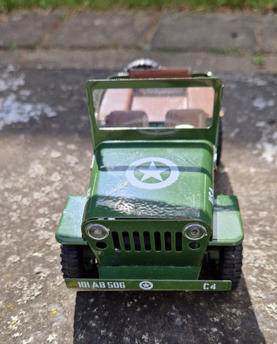 Blechspielzeug willys jeep - blechspielzeug,