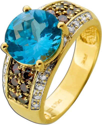 Brillantring gold 333 - gold, 8k