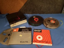 10x Tonbandspulen + Leerspule, Kellerfund 