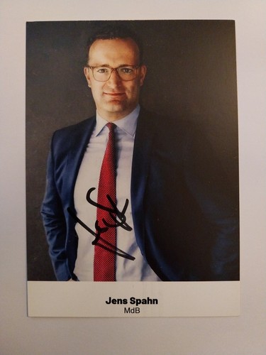 Jens spahn autogramm signiert - spahn,