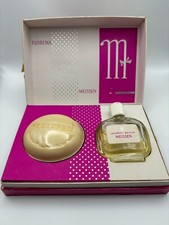 Vintage Florena Luxus Seife & Lavendelwasser Set Meissen 1960/70er Jahre OVP