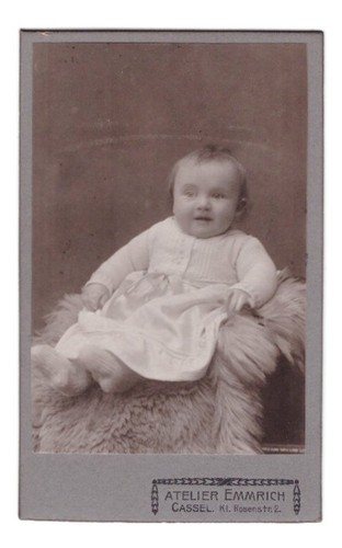 Cdv foto 1900 baby - cdv,