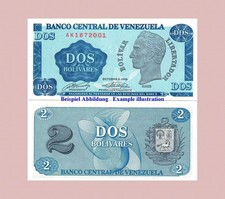 VENEZUELA  2 Bolivares  1989