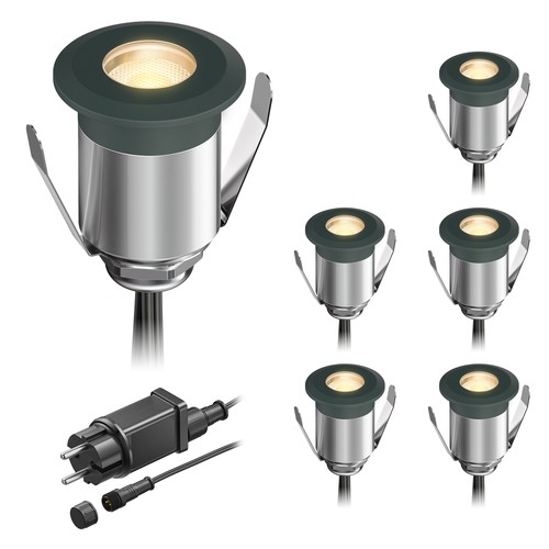 Led boden einbauleuchte bino - led, boden-einbauleuchte