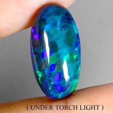 Oval Cab AAA Floral Flash Play