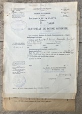 Führerschein + Dokumente - Nationale Marine 1927