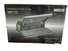 LMG Bindegerät Drahtbindegerät für 34 Ringe 3:1 Teilung bis 125 Blatt