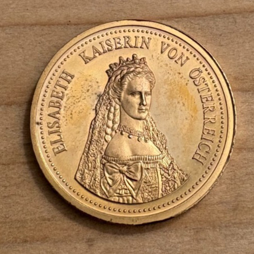 Medaille elisabeth kaiserin - "elisabeth,