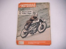 Das Motorrad - Ausgabe 15 von 1958 - Scott Story, Nürnberger Prozess