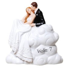 Spardose Brautpaar auf Wolke 7