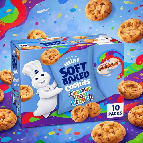 Soft baked mini cookies - soft,