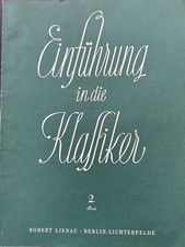 Klaviernoten Einführung in