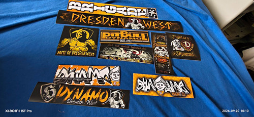 Fußball aufkleber dynamo - aufkleber,