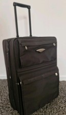 Koffer/ Rollkoffer/ Trolley/ Reisekoffer in anthrazit, Größe M