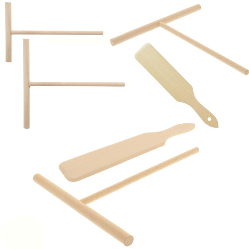 Crepes verteiler wender holz - wender,