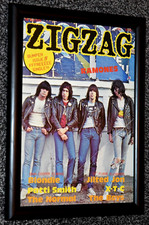 RAMONES band zigzag magazine