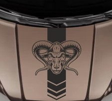 Aufkleber AUTO Pick Up TATTOO Streifen Muscle Rennstreifen Widder Skull 262