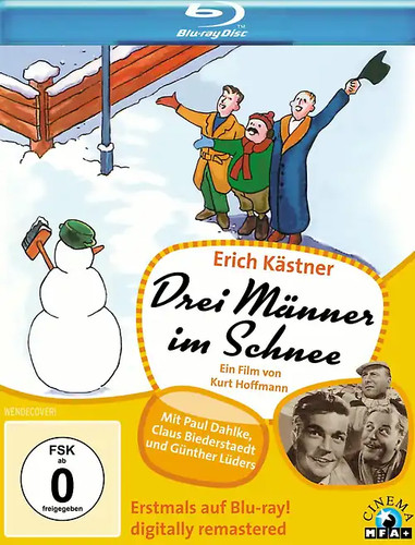 Drei männer schnee - männer,
