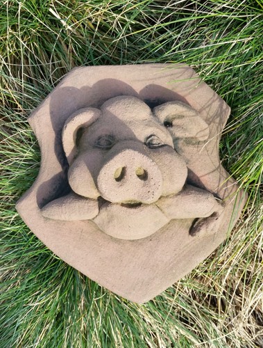 Schwein relief wappen - relief,