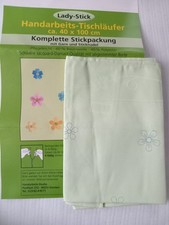Stickdecke Stickpackung Vintage OVP DIY Blumen 80x80cm