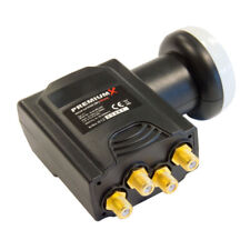 B-WARE PremiumX Deluxe Quad LNB Signalumsetzer LNC LMB TV für 4 Teilnehmer HD 4K