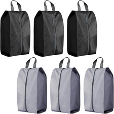 Schuhbeutel Reise Wasserdicht Oxford Stoff Staubdicht Koffer Organizer Schwarz G