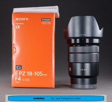 Sony Alpha SEL 18-105 mm F/4,0  OSS G ED Objektiv im guten Zustand OVP