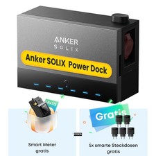 Anker SOLIX Power Dock mit Solarbank 3 E2700 Pro Speicher -Smart Meter oder Plug