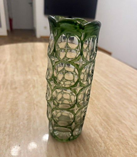 Glasvase vase aus glas - vase, grün