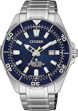 CITIZEN BN0201-88L Promaster Marine Eco-Drive Herren Taucheruhr 44 mm silber