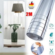 Spiegelfolie Selbstklebend Wand Möbel 200x60/30cm Wandspiegel Folie Spiegel DHL